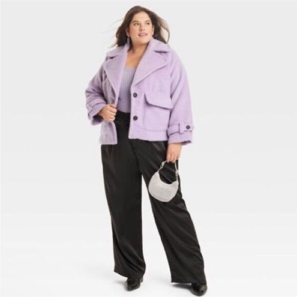 Faux Utility Jacket Purple, a new day - Picture 4 of 5